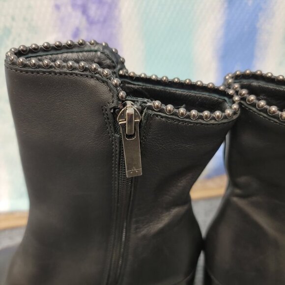 Aquatalia Black Leather Boots - Picture 4 of 5